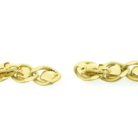 GIVENCHY earrings color stone triple Gold Hardware ?~ Stone Used T19159 - Picture 7 of 8
